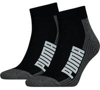 PUMA UNISEX BWT CUSHIONED QUARTER, BLACK / WHITE 39-42 BLACK / WHITE