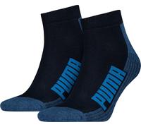 Puma Bwt Cushioned Quarter Socks 2 Pairs Blau,Grau EU 35-38 Mann (Herstellerartikelnummer: 100000955-003-035)