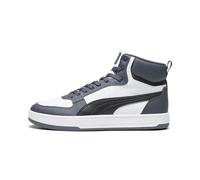 PUMA Unisex Caven 2.0 Mid Turnschuhe, Puma White Puma Black Strong Gray Puma Silver, 44.5 EU