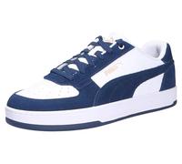 PUMA Unisex Caven 2.0 Mono Sneaker, Weißes persisches Blau Gold, 42.5 EU