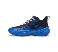 PUMA Unisex-Child Genetics Sneaker, Puma Navy-puma Team Royal, 4.5 Big Kid