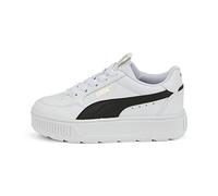 PUMA Unisex-Child Karmen Rebelle Sneaker, Weiß/Schwarz, 4.5 Big Kid