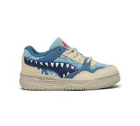 PUMA Unisex-Child Rebound Retro Jurassic World Shoes Sneaker, Seafoam-Navy-Creamy Vanilla, 7 Big Kid
