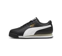PUMA Unisex-Kinder Roma Sneaker, Schwarz/Weiß, 31 EU