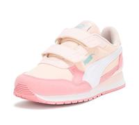 PUMA Unisex-Child St Runner Hook and Loop Sneaker, Peony-puma White, 9 Toddler