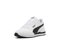 PUMA Unisex-Child St Runner Hook and Loop Sneaker, Puma White-puma Black-cast Iron, 7 Big Kid