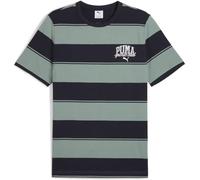 PUMA Class Striped T-Shirt Herren 30 - green moon XXL
