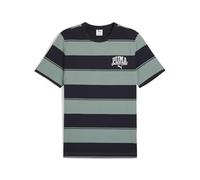 PUMA Class Striped T-Shirt Herren 30 - green moon XXL