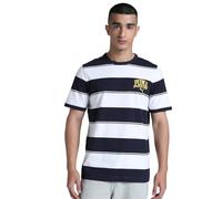 Puma Kurzarm-T-Shirt Class Stripe AOP New Navy XXL