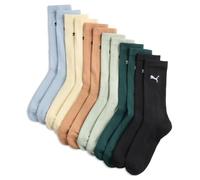 Socken PUMA "PUMA UNISEX CREW SOCK 6P ECOM", Herren, Gr. 39-42, schwarz (multicolour), Baumwollmischung, Socken Socken, Cat-Logo, Frottee-Sohle, Ripp-Bündchen (49835308-39) multicolour