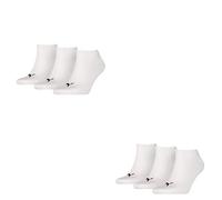 PUMA Unisex Crew Socken Basic Sportsocken 6er Pack, Größe:39-42;Farbe:white