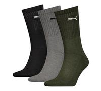 PUMA kurze Crew-Socken 3er-Pack | green combo | Größe: 39-42 green combo