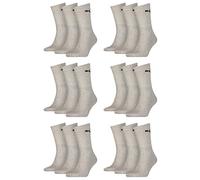 Puma 3P Sport Crew Socks Schwarz/Grün Gr 39/42