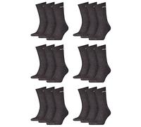 PUMA Unisex Crew Socks Socken Sportsocken MIT FROTTEESOHLE 6er Pack anthracite 201 - 43/46