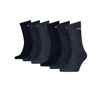 PUMA Unisex Crew Socks Socken Sportsocken MIT FROTTEESOHLE 6er Pack navy 321 - 43/46