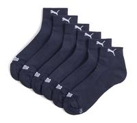 Puma Unisex Quarter Sock, Navy, 43/46 (3er Pack)