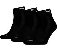 PUMA UNISEX CUSHIONED QUARTER 3P BLACK 39-42