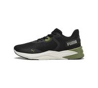 PUMA Unisex Disperse XT 3 Neo Force Road Running Shoe, Olive Green Black-Warm White, 48.5 EU