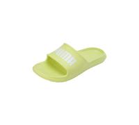PUMA Unisex Divecat v2 Lite Slide Sandal, Lime Sheen White, 40.5 EU