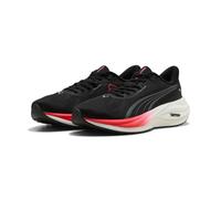 Puma Unisex Electrify Nitro 5 Road Running Shoe, Black-Ultra RED White, 43.5 EU