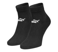 Puma Unisex Elements Plain Quarter 3P bl Socken, Schwarz, 43-46 EU