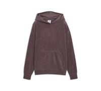 PUMA Essentials Elevated Comfort Velours Rib Hoodie Damen 88 - raisin XL