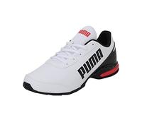 PUMA Unisex Equate Sl Stra en Laufschuh, Puma White Puma Black High Risk Red, 44 EU