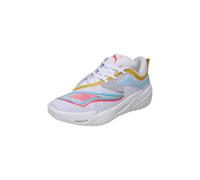 Puma Unisex-Erwachsene All-Pro Nitro 2 Basketballschuh, White-Sunblaze, 11 UK