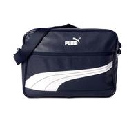 PUMA Unisex - Erwachsene Campus Reporter Retro umhängetasche (navy/white)