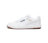 Puma Unisex Erwachsene Court Ultra Sneakers Sneaker, White White Gold, 44.5 EU