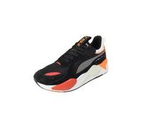 Puma Unisex-Erwachsene Rs-x Heritage Sneaker, Schwarz-Orange Glo, 8 UK Men/ 11 UK Women