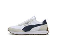 PUMA Unisex Erwachsene Runtamed Lugged Classic Sneakers, Weiß/Club Navy, 46 EU