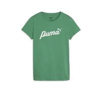 PUMA T-Shirt ESS+ Blossom Script Tee – Damen, Archive Green, Gr. S