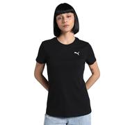 PUMA Unisex ESS Elevated Rib Tee T-Shirts, PUMA Black, S