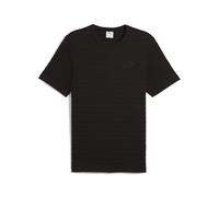Puma Essentials Elevated Strukturiertes T-Shirt Für Herren | Mit Plain | Black | Größe: L Black