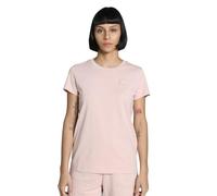 Puma ESS ELEVATED T-Shirt Damen | Mit Plain | Rose Quartz | Größe: S Pink