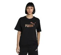 Puma ESSENTIALS GRPHIC ANIMAL RELXED TEE Damen T-Shirt, schwarz, größe XS