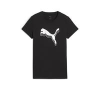 ESS METALLIC Tee PUMA BLACK-METALLIC SILVER L Damen