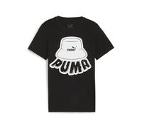 Puma Shirt "ESS+ MID 90s" in Schwarz - 39% | Größe 140 | Kinder Oberteile