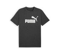 PUMA Unisex ESS No. 1 Logo Heather Tee T-Shirts, Dark Gray Heather,