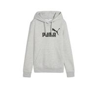 PUMA Essentials No. 1 Logo Fleece Hoodie Damen 04 - light gray heather XXL