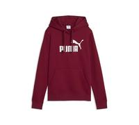 Hoodie PUMA "ESS No. 1 Logo Hoodie Damen", Damen, Gr. XS, garnet glow rot, Obermaterial: 34% Polyester, 66% Baumwolle. Kapuzenfutter: 100% Baumwolle. Rippe: 3% Elasthan, 97% Baumwolle, normal, Sweatsh