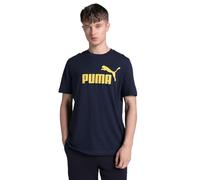 Puma ESS No. 1 Logo T-Shirt Herren | Mit Logo Print | New Navy | Größe: S Blue