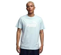 PUMA Herren T-Shirt - ESS No.1 Logo Tee, Rundhals, Kurzarm, uni Hellblau 3XL