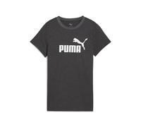 Puma ESS No. 1 Logo T-Shirt Damen | Mit Logo Print | Dark Gray Heather | Größe: L Gray