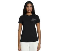 Puma ESSENTIALS SCRIPT TEE Damen T-Shirt, schwarz, größe S