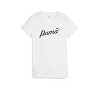 PUMA Essentials Script T-Shirt Damen 02 - PUMA white L