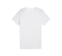 PUMA Unisex EVOSTRIPE Tee T-Shirts, PUMA White, M