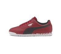 PUMA Unisex Ferrari Race Roma Sneaker, Rosso Corsa Black White, 40.5 EU