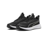 Puma Unisex Flyer Lite 4 Straßen-Laufschuh, Schwarz Silber, 43 EU